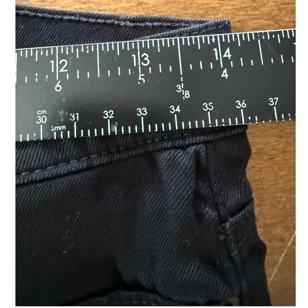 Hudson Skinny Jeans Women 27 Black Cotton Lyocell Stretch Made in USA Casual - Picture 7 of 10
